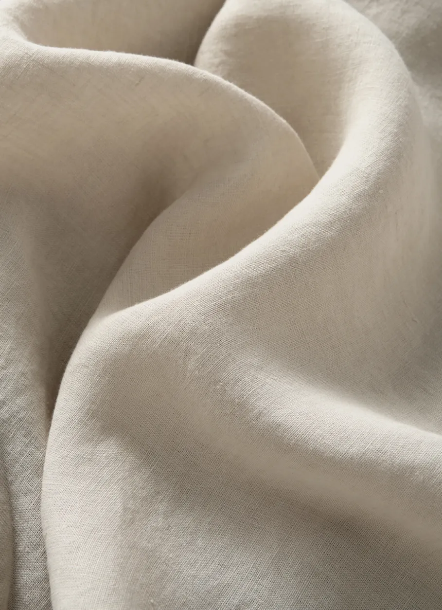 Bouchara Drap Uni^DRAP HOUSSE EN LIN LAVÉ UNI 165GR