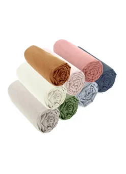 Bouchara Drap Uni^DRAP HOUSSE UNI EN COTON LAVÉ BIO