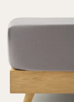 Bouchara Drap Uni^DRAP HOUSSE UNI EN COTON GRAND BONNET 32CM