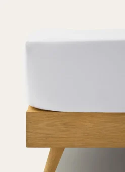 Bouchara Drap Uni^DRAP HOUSSE UNI EN COTON LAVÉ BIO