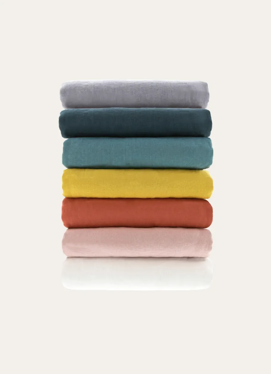 Bouchara Drap Uni^DRAP PLAT UNI EN LIN LAVÉ - 165GR