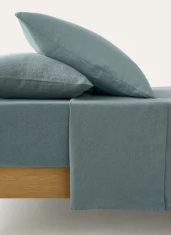 Bouchara Drap Uni^DRAP PLAT UNI EN LIN LAVÉ - 165GR