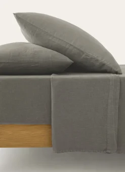 Bouchara Drap Uni^DRAP PLAT UNI EN LIN LAVÉ - 165GR