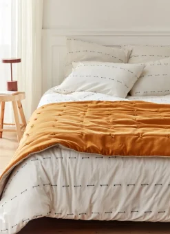 Bouchara Jete De Lit, Edredon^ÉDREDON EN VELOURS DE COTON