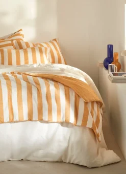 Bouchara Jete De Lit, Edredon^ÉDREDON MATELASSÉ EN MÉTIS COTON ET LIN CAFÉ