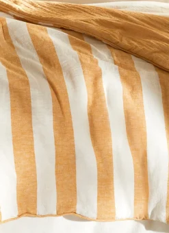 Bouchara Jete De Lit, Edredon^ÉDREDON MATELASSÉ EN MÉTIS COTON ET LIN CAFÉ