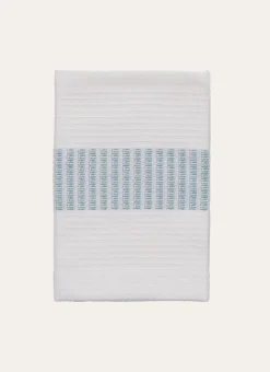 Bouchara Torchon, Essuie-Mains^ESSUIE-MAINS EN ÉPONGE AVEC TISSAGE COLORÉ