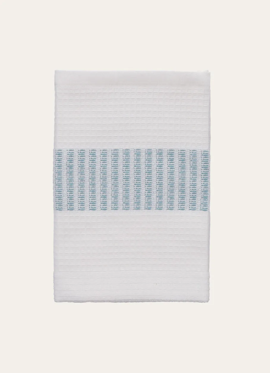 Bouchara Torchon, Essuie-Mains^ESSUIE-MAINS EN ÉPONGE AVEC TISSAGE COLORÉ