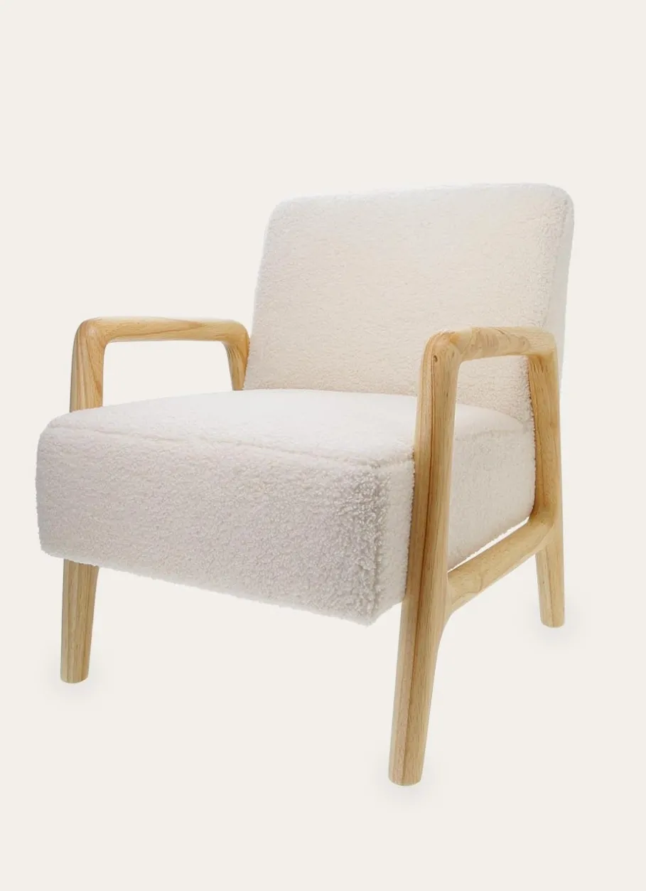 Enfant Bouchara Decoration, Rangement^FAUTEUIL EN BOUCLETTE TOUTE DOUCE