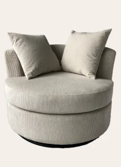 Bouchara Canapé, Fauteuil, Banquette^FAUTEUIL PIVOTANT AVEC 2 COUSSINS