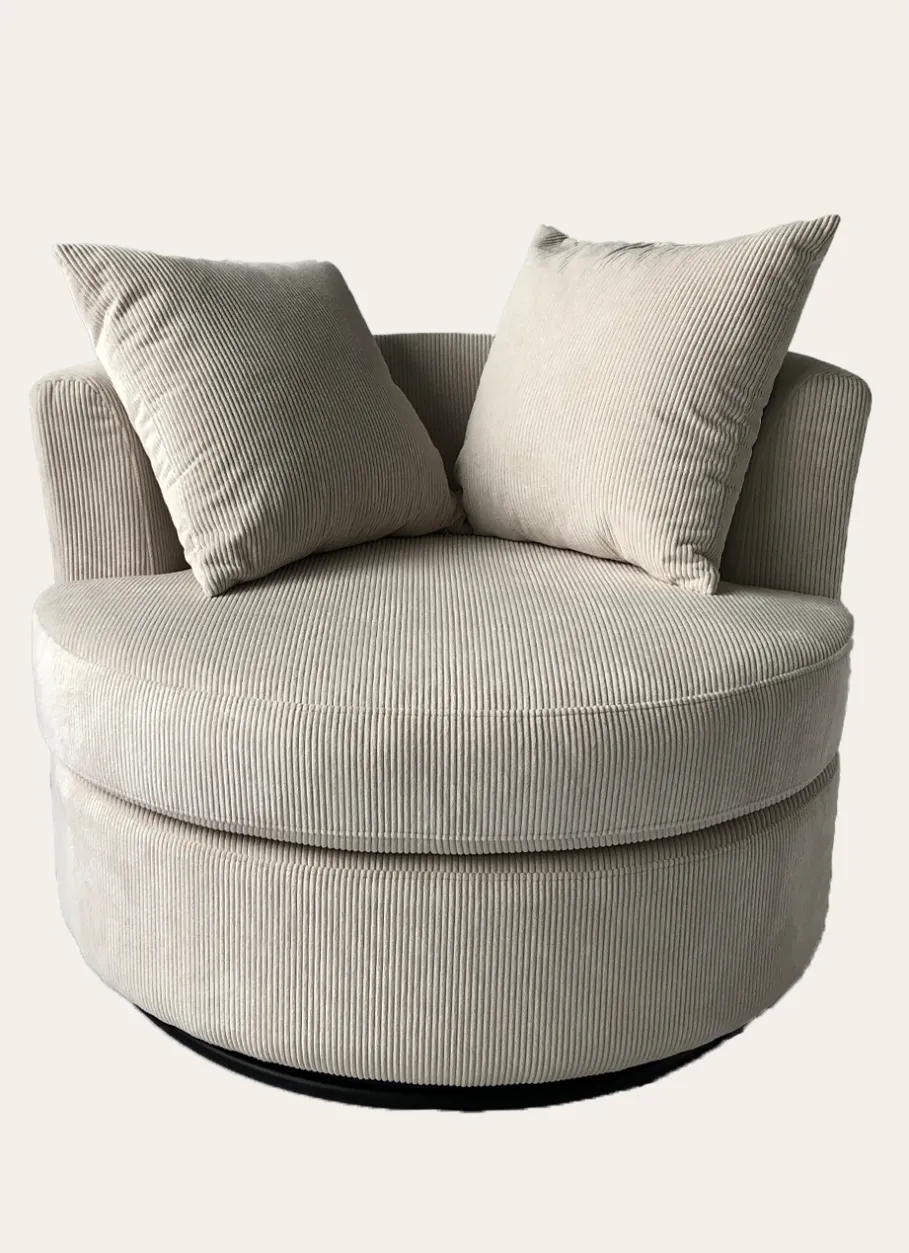 Bouchara Canapé, Fauteuil, Banquette^FAUTEUIL PIVOTANT AVEC 2 COUSSINS