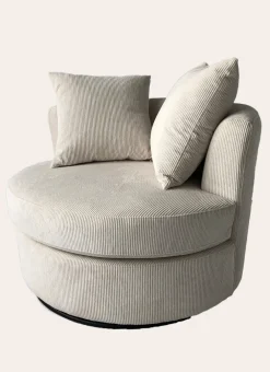 Bouchara Canapé, Fauteuil, Banquette^FAUTEUIL PIVOTANT AVEC 2 COUSSINS