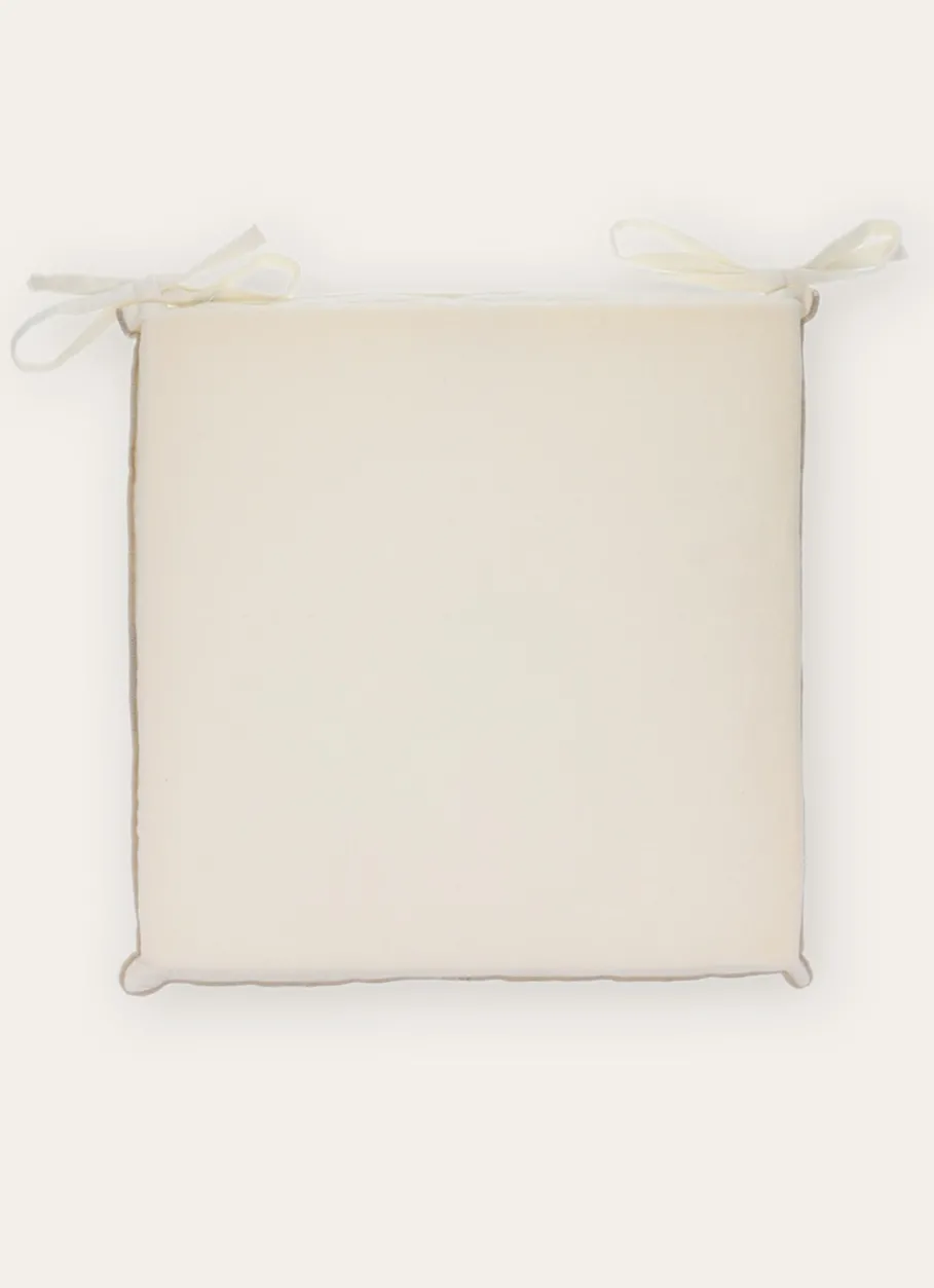 Bouchara Galette De Chaise^GALETTE DE CHAISE DÉHOUSSABLE COTON/LIN