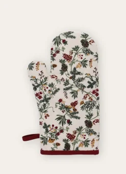 Bouchara Tablier, Manique, Gant|Table De Noël^GANT DE CUISINE EN COTON IMPRIMÉ