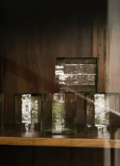 Bouchara Verre, Théière, Carafe^GOBELET EMBOSSÉ NATURA