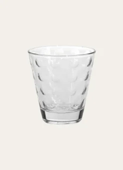 Bouchara Verre, Théière, Carafe^GOBELET EN VERRE AVEC RELIEF À POIS