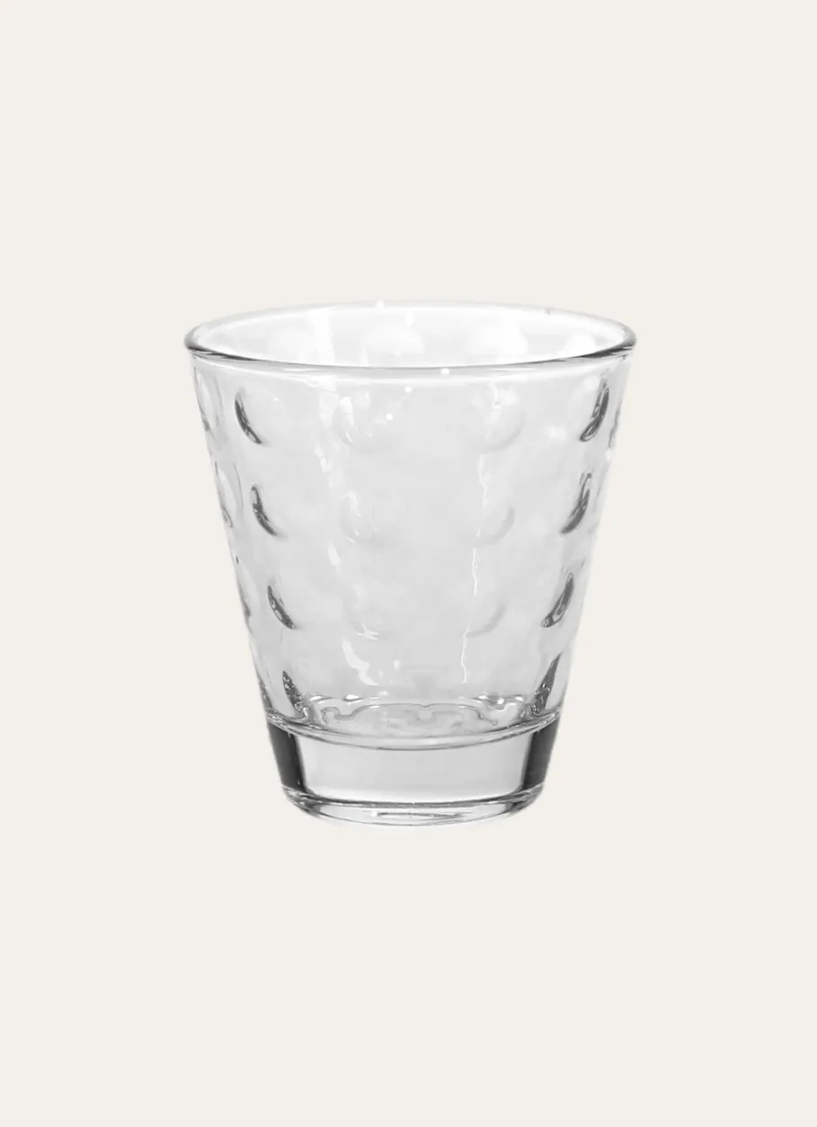 Bouchara Verre, Théière, Carafe^GOBELET EN VERRE AVEC RELIEF À POIS