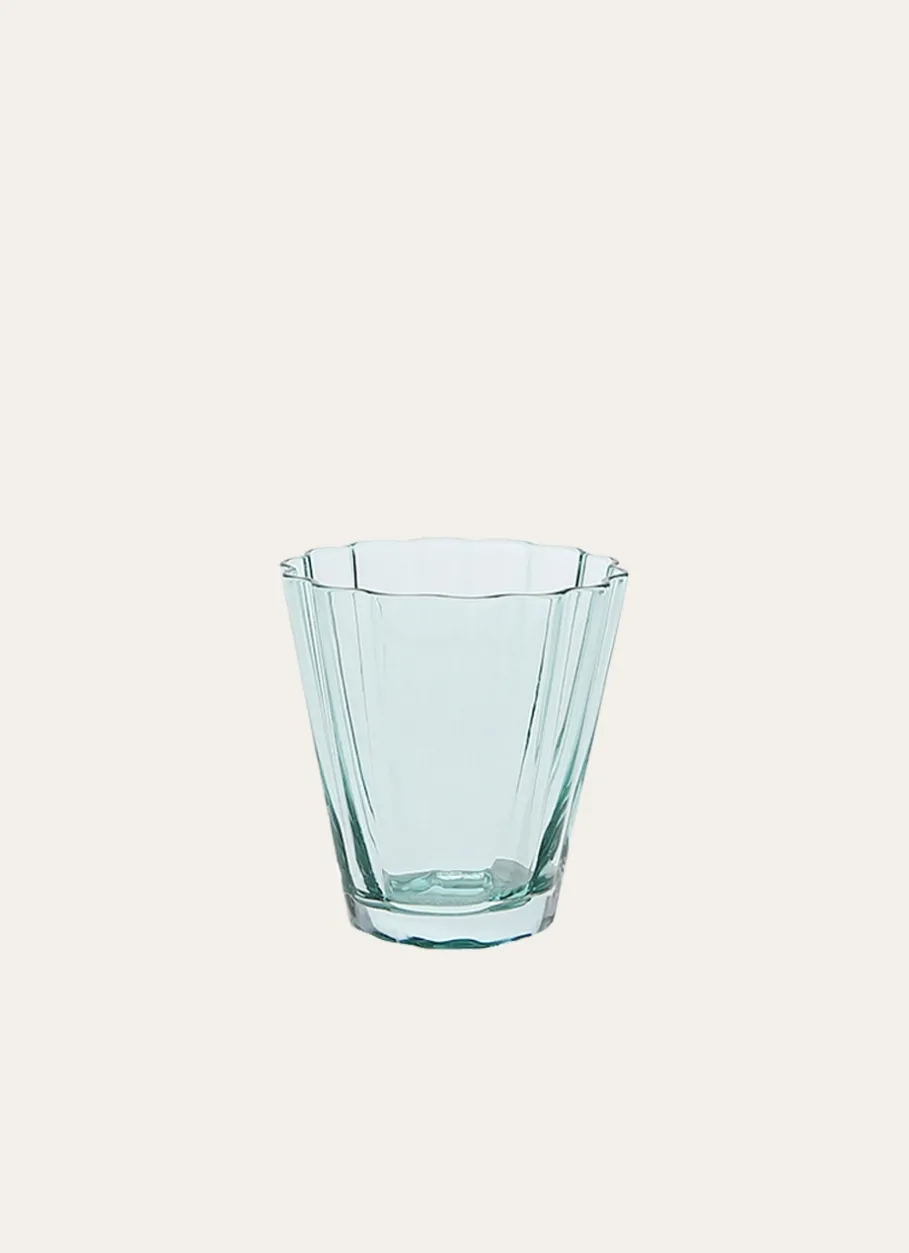 Bouchara Verre, Théière, Carafe|Table De Noël^GOBELET PALME VERT D'EAU