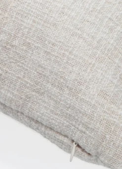 Bouchara Coussin, Coussin De Sol^GRAND COUSSIN TEXTURÉ AVEC BANDE BRODÉE EN JUTE