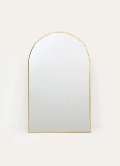 Bouchara Miroir^GRAND MIROIR DEMI-LUNE AVEC CADRE EN MÉTAL