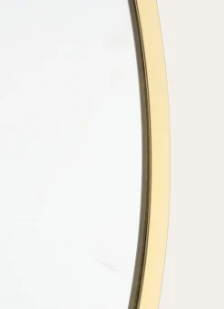 Bouchara Miroir^GRAND MIROIR DEMI-LUNE AVEC CADRE EN MÉTAL