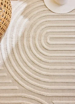 Bouchara Tapis^GRAND TAPIS UNI COURBES ET RAYURES VENISE