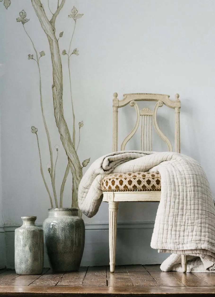 Bouchara Vase, Cache-Pot^GRAND VASE EN CÉRAMIQUE ÉMAILLÉE EFFET TACHETÉ