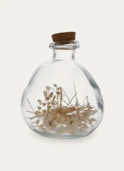 Bouchara Objet Déco^GRANDE BOUTEILLE EN VERRE AVEC FLEURS SÉCHÉES