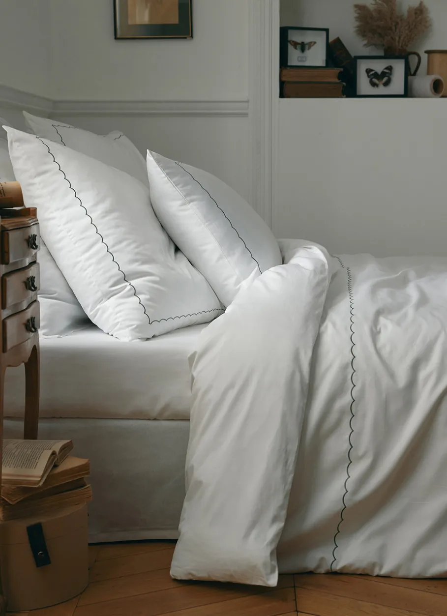 Bouchara Housse De Couette À Motifs|Chambre De Noël^HOUSSE COUETTE SATIN CLOTHILDE