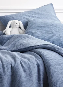 Enfant Bouchara Linge De Lit^HOUSSE DE COUETTE BÉBÉ EN GAZE DE COTON