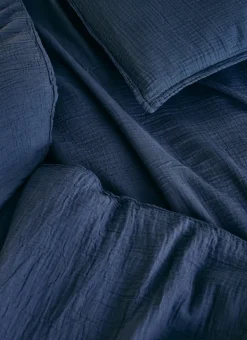 Bouchara Housse De Couette Unie^HOUSSE DE COUETTE DOUBLE GAZE DE COTON