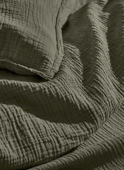 Bouchara Housse De Couette Unie^HOUSSE DE COUETTE DOUBLE GAZE DE COTON