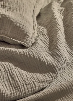 Bouchara Housse De Couette Unie^HOUSSE DE COUETTE DOUBLE GAZE DE COTON