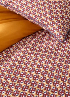 Bouchara Housse De Couette À Motifs^HOUSSE DE COUETTE EN COTON IMPRIMÉ GÉOMÉTRIQUE