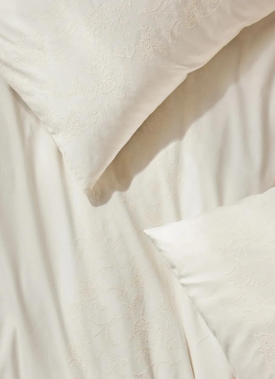 Bouchara Housse De Couette À Motifs|Chambre De Noël^HOUSSE DE COUETTE EN COTON LAVÉ RIVIERA