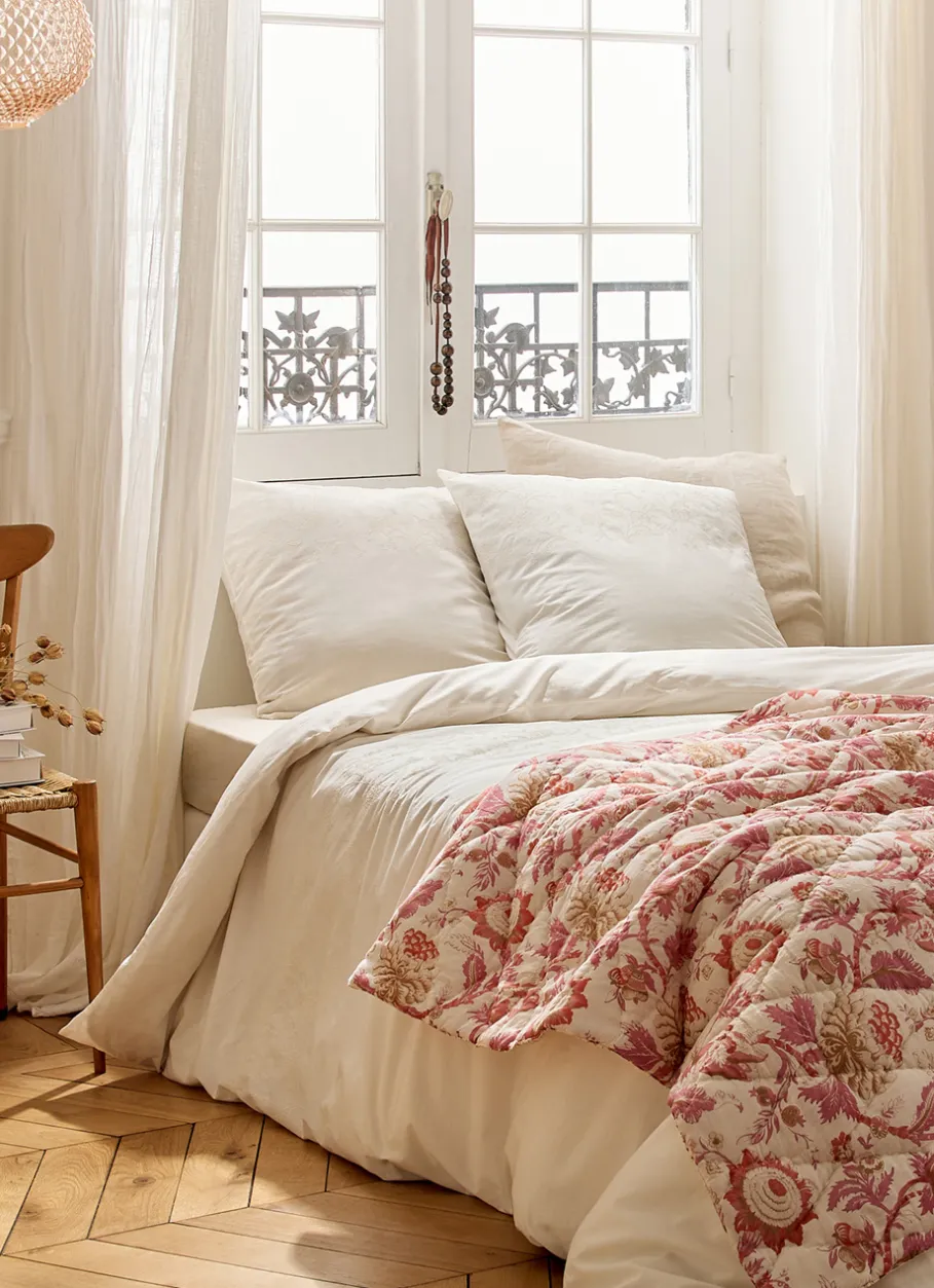 Bouchara Housse De Couette À Motifs|Chambre De Noël^HOUSSE DE COUETTE EN COTON LAVÉ RIVIERA