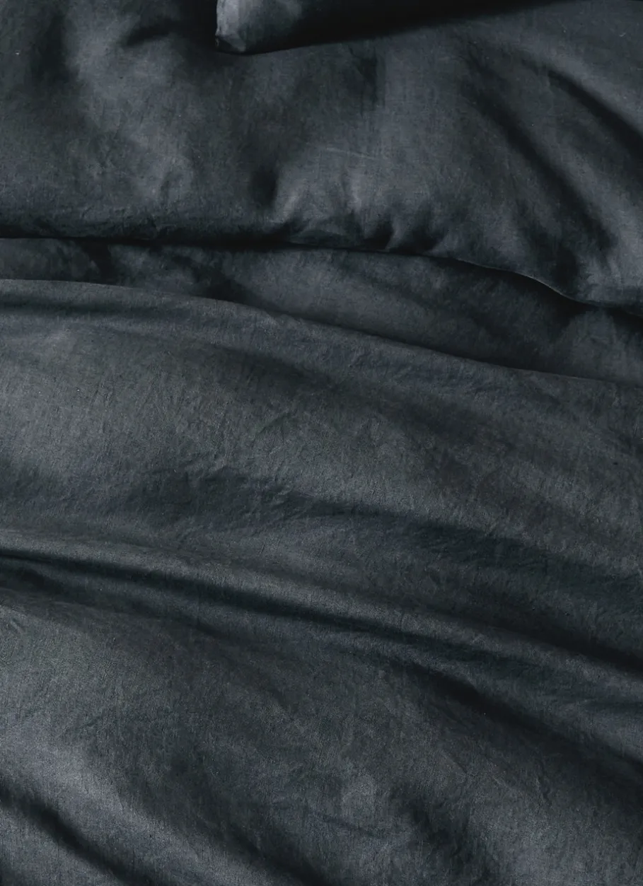 Bouchara Housse De Couette Unie^HOUSSE DE COUETTE EN LIN LAVÉ