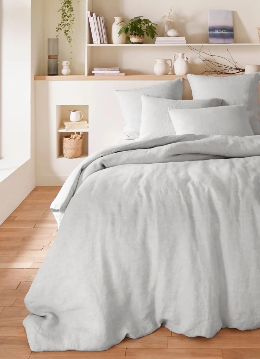 Bouchara Housse De Couette Unie^HOUSSE DE COUETTE EN LIN LAVÉ