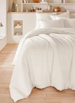 Bouchara Housse De Couette Unie^HOUSSE DE COUETTE EN SATIN DE COTON LAVÉ