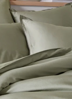 Bouchara Housse De Couette Unie^HOUSSE DE COUETTE EN SATIN DE COTON LAVÉ