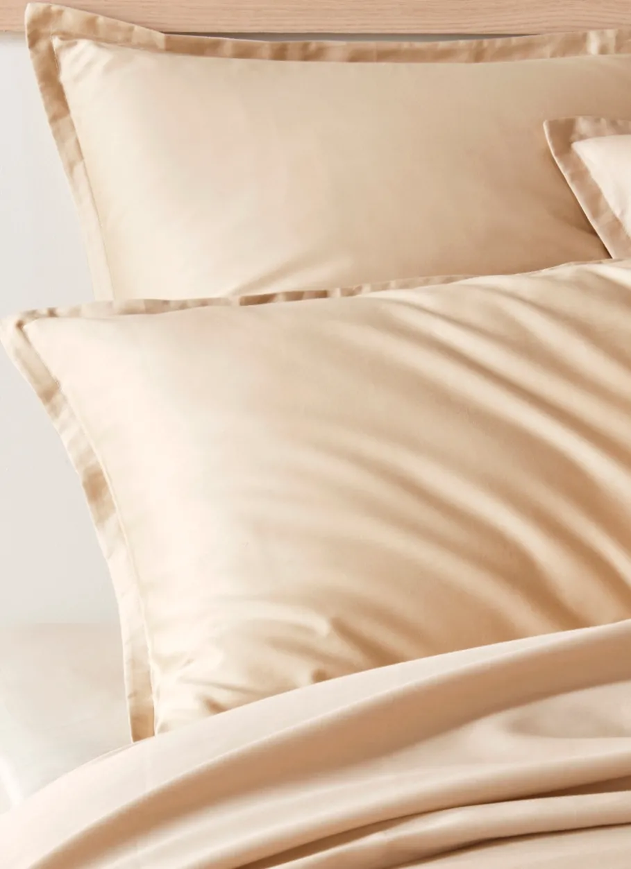 Bouchara Housse De Couette Unie^HOUSSE DE COUETTE EN SATIN DE COTON PEIGNÉ UNI