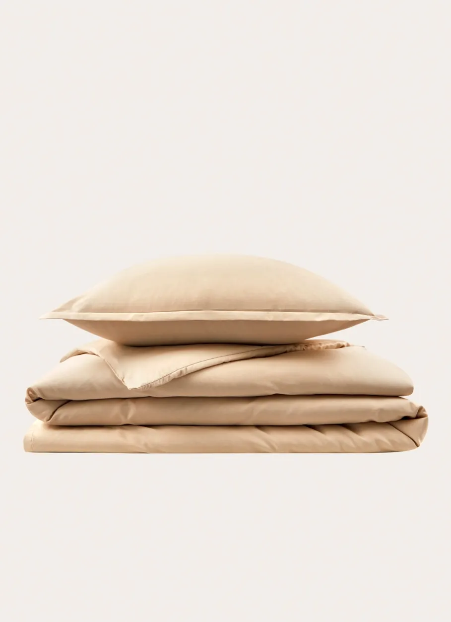 Bouchara Housse De Couette Unie^HOUSSE DE COUETTE EN SATIN DE COTON PEIGNÉ UNI