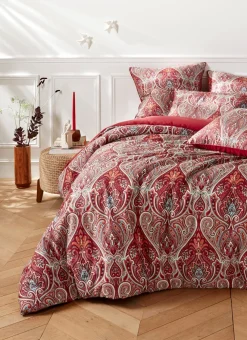 Bouchara Housse De Couette À Motifs|Chambre De Noël^HOUSSE DE COUETTE EN SATIN DE COTON SUBLIME