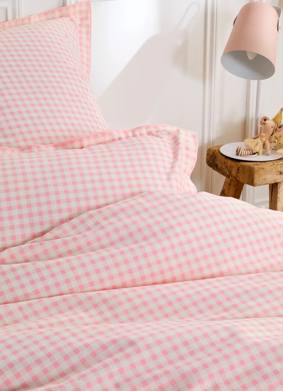 Enfant Bouchara Linge De Lit^HOUSSE DE COUETTE ENFANT MOTIF VICHY GINGHAM