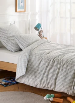 Enfant Bouchara Linge De Lit^HOUSSE DE COUETTE ENFANT À CARREAUX TARTAN