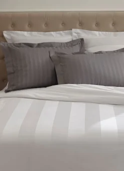 Bouchara Housse De Couette Unie^HOUSSE DE COUETTE RAYÉE EN SATIN DE COTON