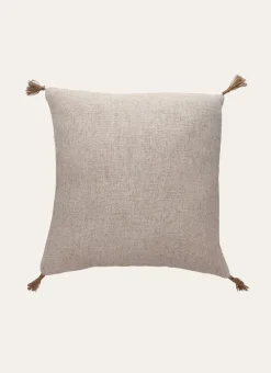 Bouchara Coussin, Coussin De Sol^HOUSSE DE COUSSIN AVEC POMPONS