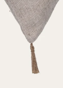 Bouchara Coussin, Coussin De Sol^HOUSSE DE COUSSIN AVEC POMPONS