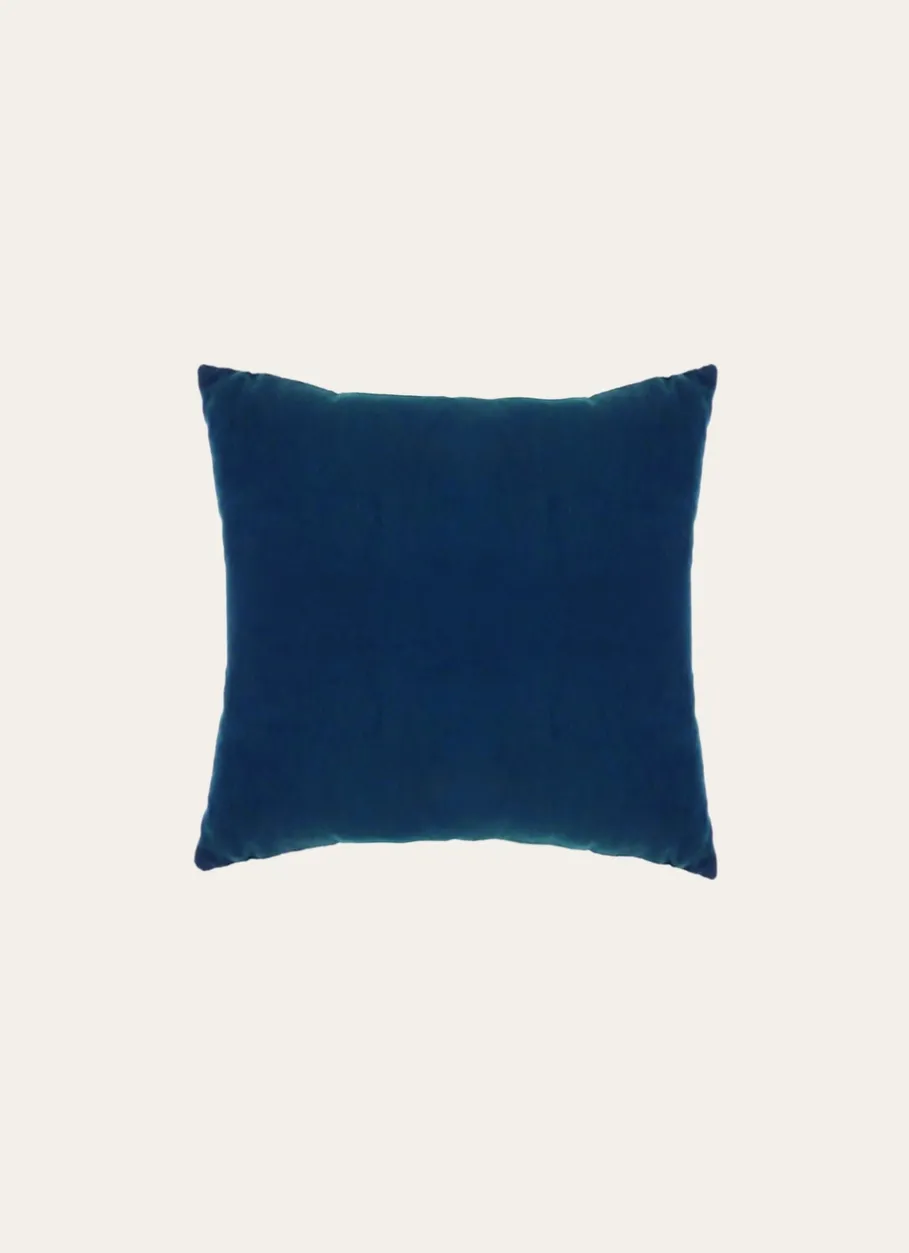 Bouchara Coussin, Coussin De Sol^HOUSSE DE COUSSIN EN VELOURS AVEC DOS CHAMBRAY