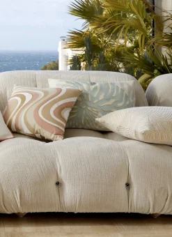 Bouchara Coussin, Coussin De Sol^HOUSSE DE COUSSIN JACQUARD MOTIF FEUILLES